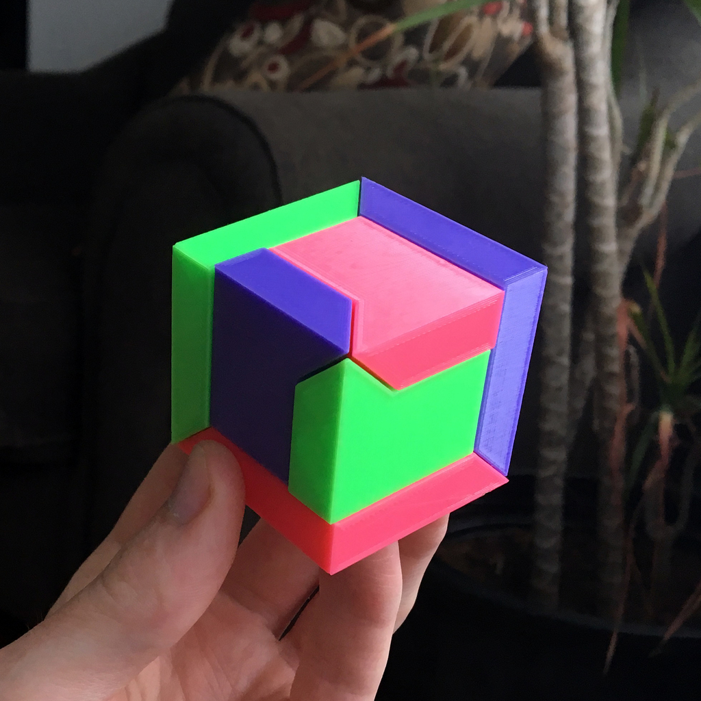 3D figura - puzzle kocka