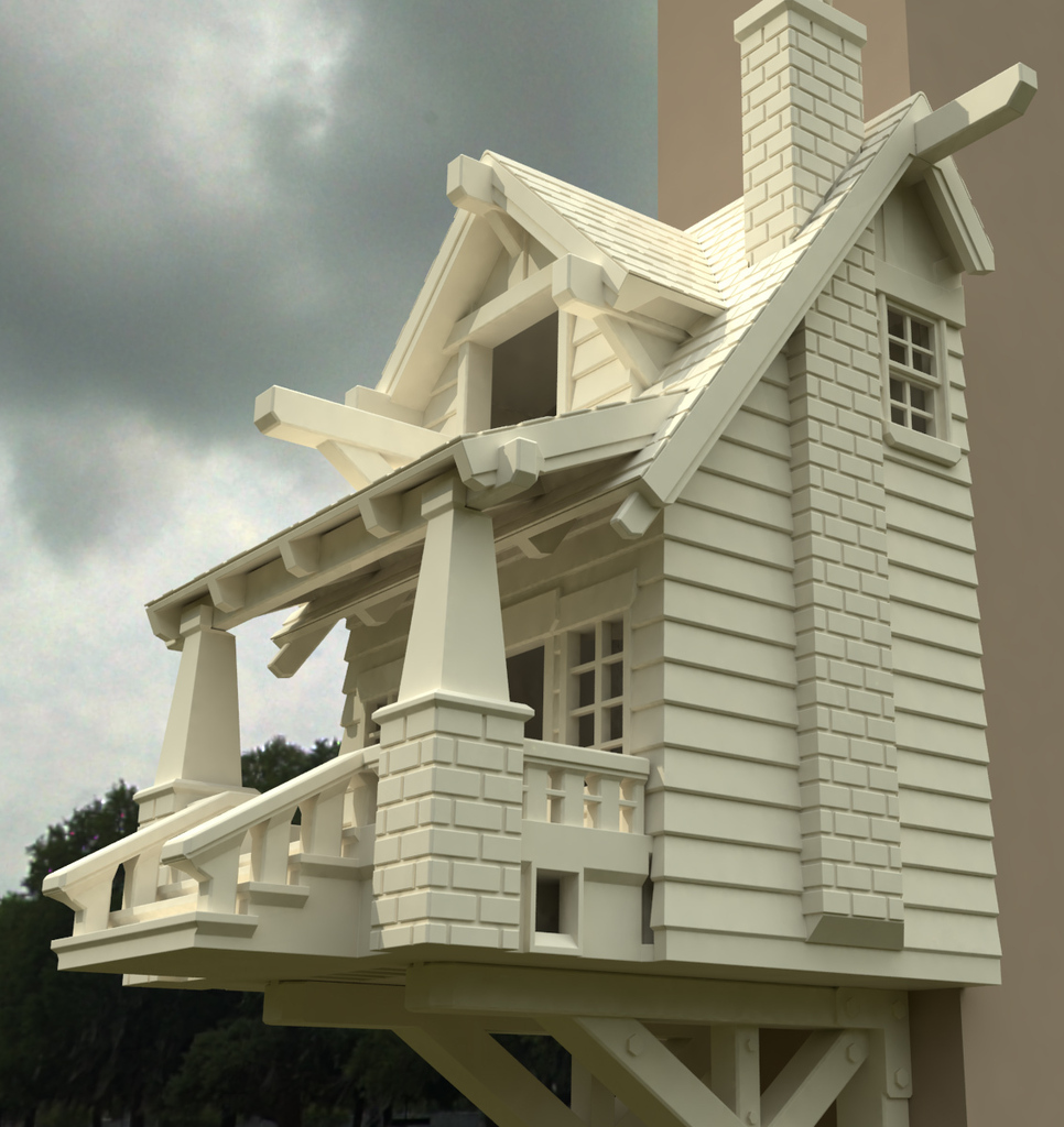 3D model - kućica za ptice